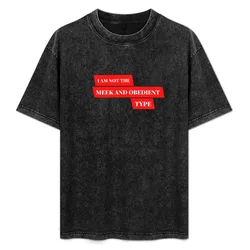 Meek & Obedient T-Shirt Classic Crew Neck Cotton T-Shirt