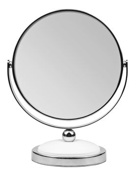 ® Kosmetikspiegel "Duo" silber