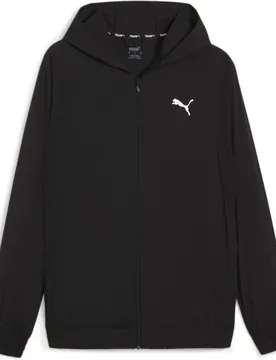 FIT Woven Full Zip Herren Jacke, schwarz XL