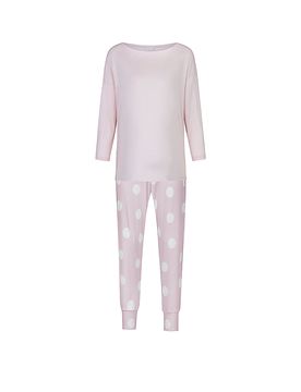 Pijama 7/8 PRETTY DOTS rosa parfai rosa 46
