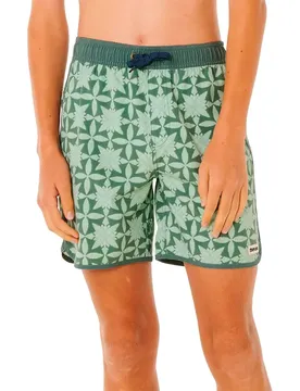 Short De Bain Pacific Rinse Gem Volley Moss 14 Années Garçon