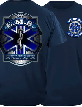 Creative Design EMS Label Star of Life Badge T-Shirt. Summer Cotton O-Neck Short Sleeve Mens T Shirt New S-3XL - Aliexpress - FashionsVida