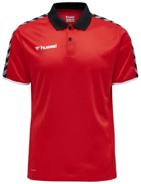Polo à Manches Courtes Authentic Functional True Red S - Hummel - FashionsVida
