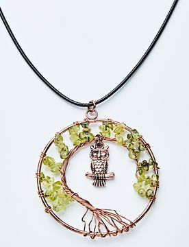 Pagen Kette "Baum mit Eule"
