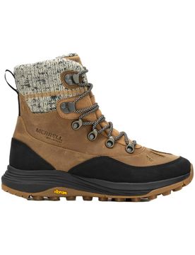 Warme Wanderschuhe Siren 4 Thermo Mid Zip Wp Tobacco für Damen aus Wolle Größe 38 Braun