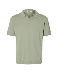 Selected Polo SLHMATTIS gris XL