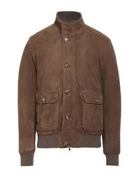 Jacke & Anorak Herren Dunkelbraun 52 Herren