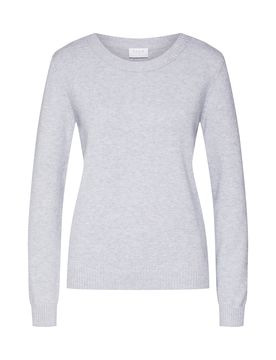 VILA Jersey 'VIRil' gris claro