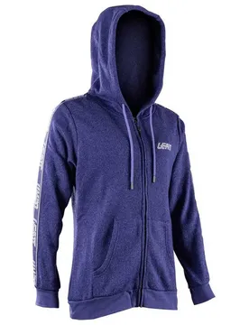 Leatt Felpa Con Zip Tech Blue
