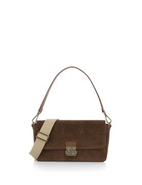 Borsa in velluto NOCCIOLA U