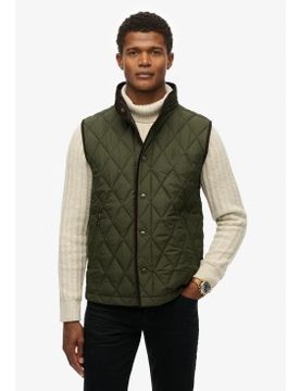 Para hombre. M5012273A Chaleco Quilted Estate (M), Casual, Poliéster