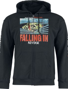 Kapuzenjacke - Walking Dead - S bis 4XL - für Männer - Größe XL - schwarz - Lizenziertes Merchandise! - Männer - male