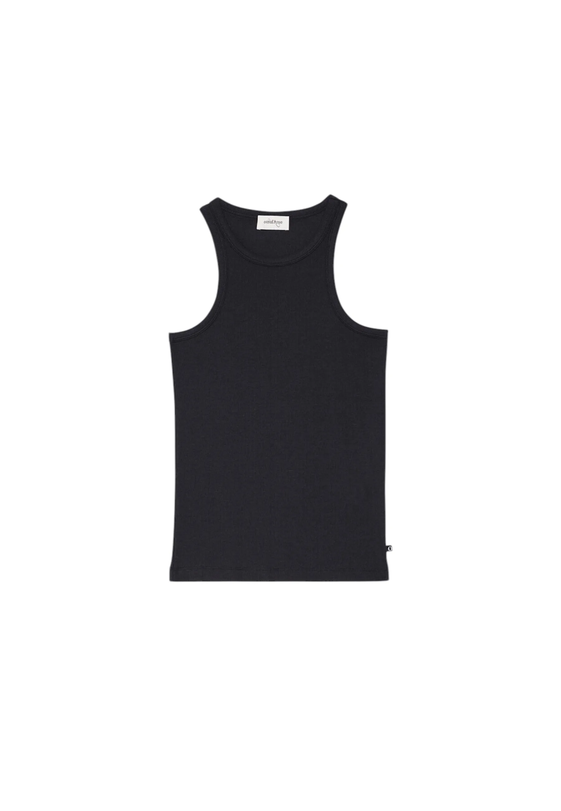 Canotta a costine Donna scollo tondo - OTTOD'AME - FashionsVida