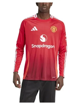 T-shirt à Manches Longues Domicile Manchester United 24/25 Mufc Red 2XL