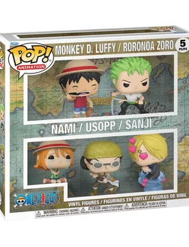 Er Pack (Monkey D. Luffy, Roronoa Zoro, Nami, Usopp, Sanji) Vinyl Figur - Funko Pop! Figur - Funko Shop Deutschland - - None - unisex - one piece - FashionsVida