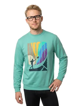 Rally Crewneck Sweatshirt Turquoise XL - Head Racket - FashionsVida
