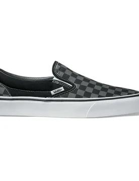 Baskets Sans Lacets Classic Checkerboard Black / Pewter EU 42 Homme - Vans - FashionsVida