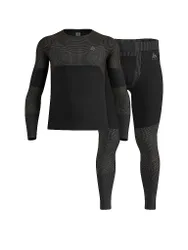 Set intimo lungo da uomo Fundamentals Performance nero XL