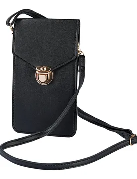 Touchscreen-Tasche "Ida" schwarz - wedolina - FashionsVida