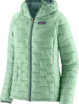 Warme Stepp-Und Daundenjacken für PlumaFill Damen / Frauen W's Micro Puff Hoody Thin Ice W's Micro Puff Hoody Thin Ice für Damen