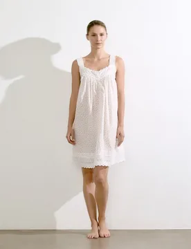 Camisón de mujer de tirantes con jaretas de mujer - Eileen West - FashionsVida