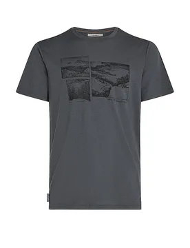 Camiseta funcional de hombre Journey 150 Tech gris L - Icebreaker - FashionsVida