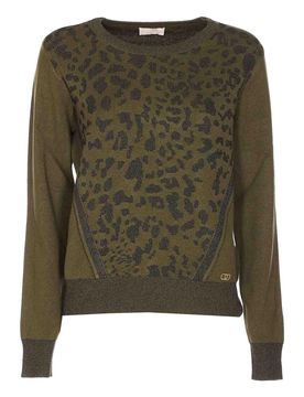 Liu Jo Maglione verde militare