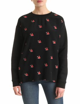 Felpa Luxury swallow nera