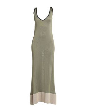 Vestido largo Mujer Verde salvia 32,38 Mujer