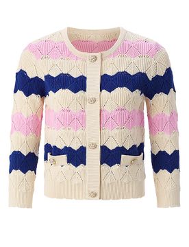 Strickjacke beige L damen