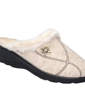 Hausschuh "Martina" 40 beige