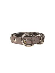 B.Belt Ceinture en cuir gris 90