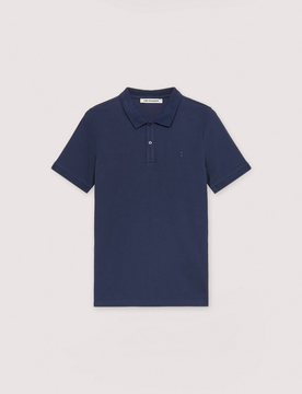 Polo slim fit uomo blue navy