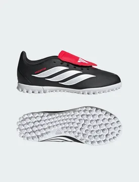 Scarpe da calcio PREDATOR CLUB Fold-Over Tongue Turf 36 Core Black / Cloud White / Lucid Red - Adidas - FashionsVida