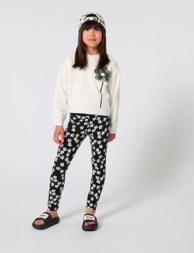 Para niña. W60749 Sudadera estampada (8Y= 126cm), Casual, Algodón, moda infantil