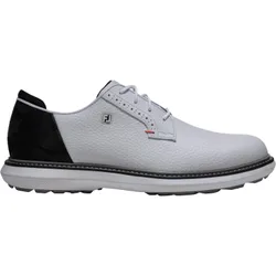 Golfschuhe Herren Traditions Blucher, Spikeless, weiss/schwarz/rot 41