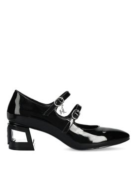 Scarpe con doppio cinturino con tacco Tetra