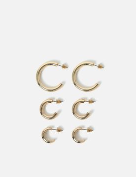 Misako Zulema Creolen-Set Gold