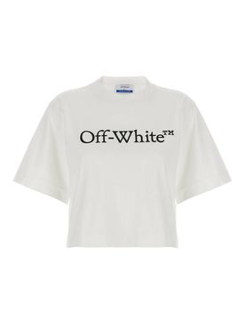 Off-White T-shirt in cotone