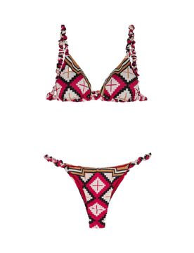 Bikini Triangolo Fantasia Rombi MF24-0640X1