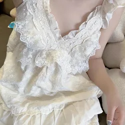 Summer New Lace Flying Sleeves Slimming Suit