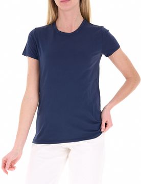 T-shirt in cotone BLU NAVY UNI
