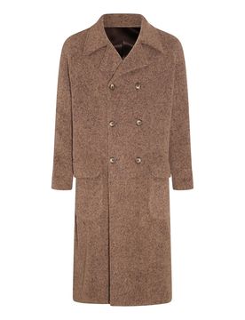 Cappotto in lana marrone