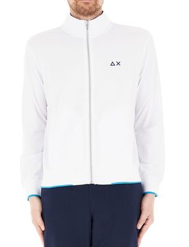 SUN68 Felpa con zip PANNA M