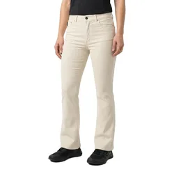 Pantaloni A Vita Alta Flare Willa Corduroy Oyster White 25