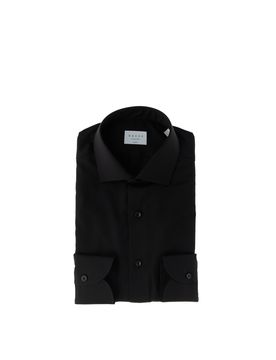 XACUS Camicia in cotone NERO 40