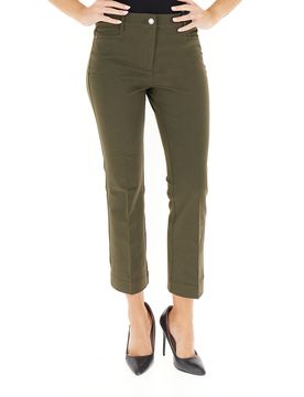 Pantaloni a sigaretta VERDE OLIVA 38