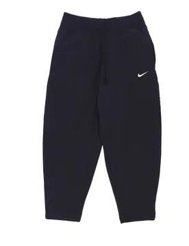 Pantalone Tuta Felpato Donna Phoenix Fleece Hr Pant Curved Black/sail - Nike - FashionsVida