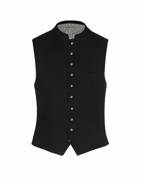 Gilet traditionnel KONSTANTIN bleu 58 - Gottseidank - FashionsVida