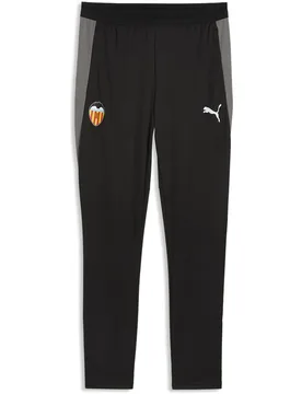 Pantalon Entraînement Valencia Cf 26/27 W/pockets Black / Flat Medium Gray XL - Puma - FashionsVida